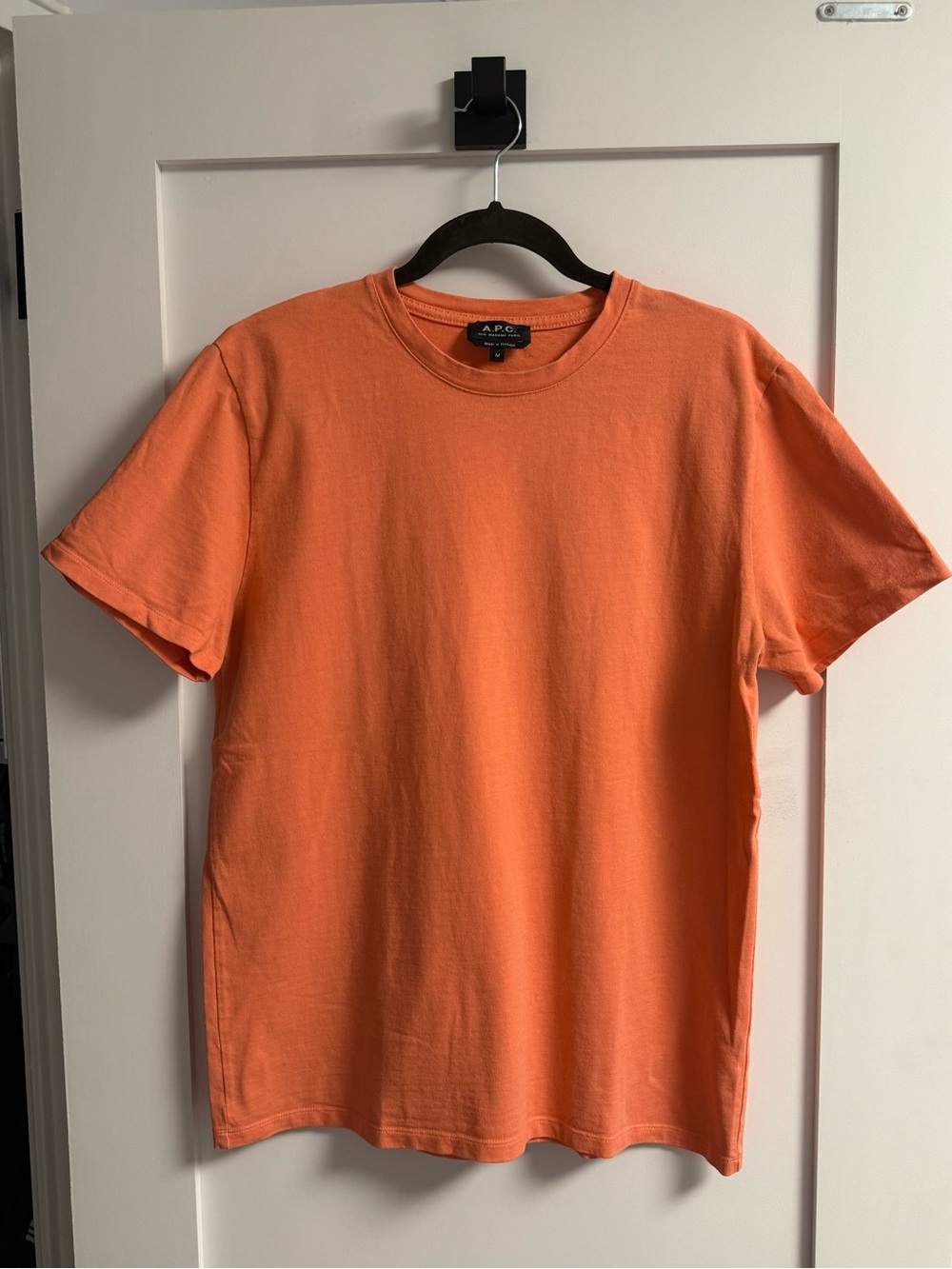 A.P.C. Orange Short-Sleeve Crew Tee
